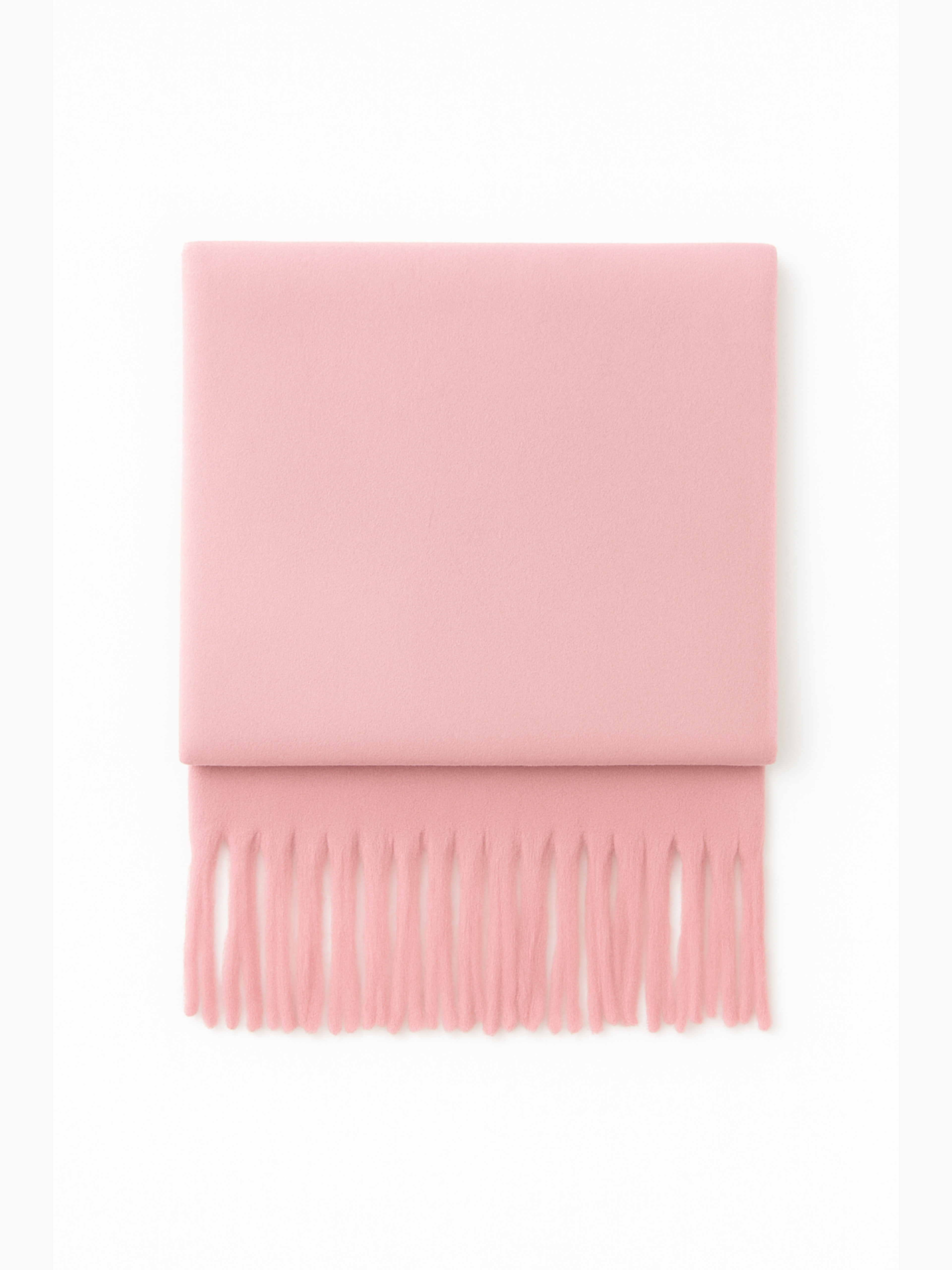 Yumuşakcık Pembe Püsküllü Atkı